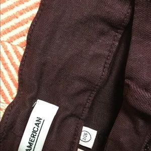 Good American Jeans - Good American good legs burgundy jeans Good American Jeans - Good American good legs burgundy jeans